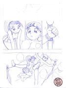 Kami Tora's Roommates - sketched comic