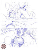 Kami Tora's Roommates - sketched comic