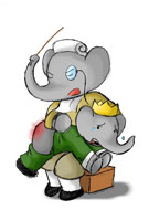 Arkham-Insanity's Babar the Elephant - Babar Gets a Spanking!