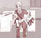 Arkham-Insanity's Hetalia - lil Germany gets spanked