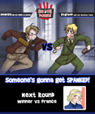 Arkham-Insanity's Hetalia - Smack Down: round 4 - America vs. England