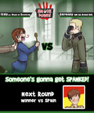 Arkham-Insanity's Hetalia - Smack Down: round 7 - Germany vs. Italy
