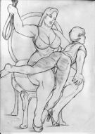 Swatty's Belted on Her Knees