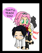 Unknown's Sakura spanks Sasuke