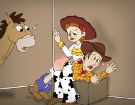 Nelson's Toy Story - Jesse schools Woody