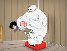 Nelson's Big Hero 6 - Hiro gets spanked