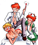 Arkham-Insanity's Host Club - Playing Doctoer with the Twins