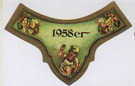 Kröver Nacktarsch's Wine Bottle Neck Label '58