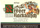 Kröver Nacktarsch's Wine Bottle Label '71 #2