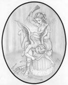 Sassy Bottoms's Venus spanks Cupid