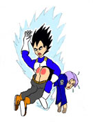 Collegeboy's Vegita spanks Trunk