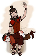 Arkham-Insanity's Avatar - Aang Spanked
